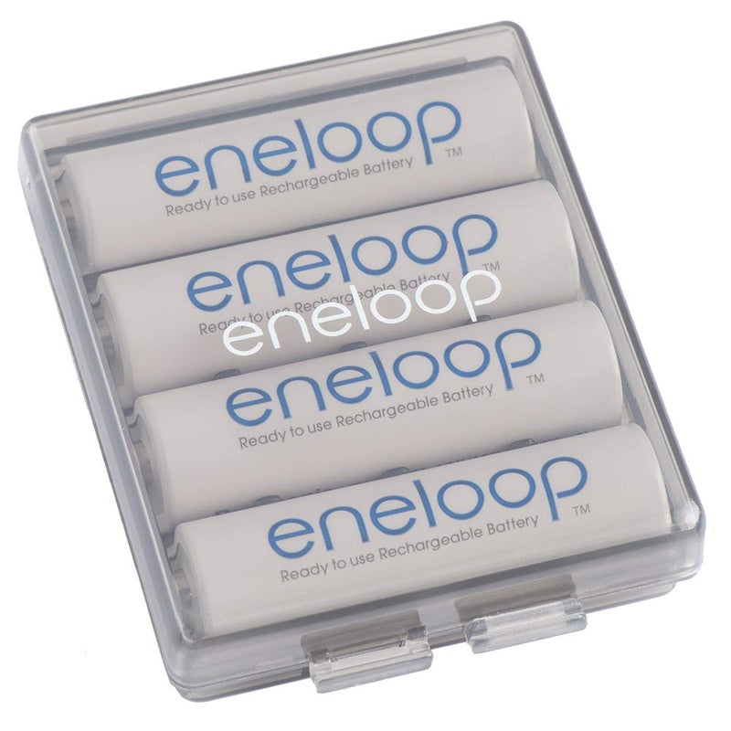 Eneloop Panasonic BQ-CASEK2SA pro Battery Storage Cases with 4AA or 5AAA Battery Capacity, Obsidian Gray (Pack of 2) - Image 3